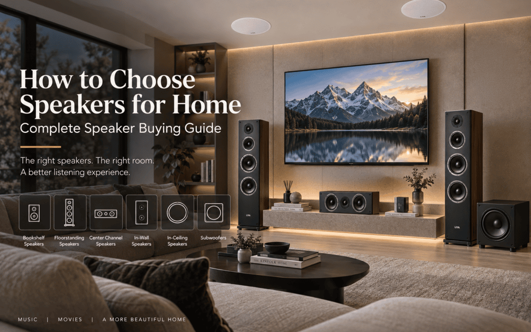 How to Choose Speakers for Home: Complete Speaker Buying Guide